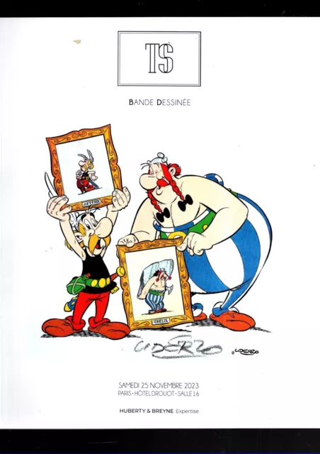 Catalogue vente aux enchères DROUOT  25 novembre 2023. Couverture Astérix. NEUF