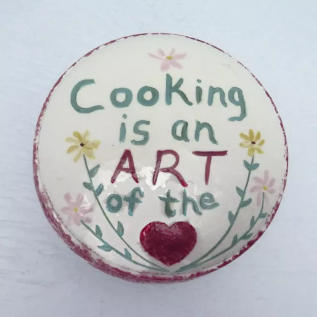 Handmade CeramicTrinket Dish for Cooking Lovers