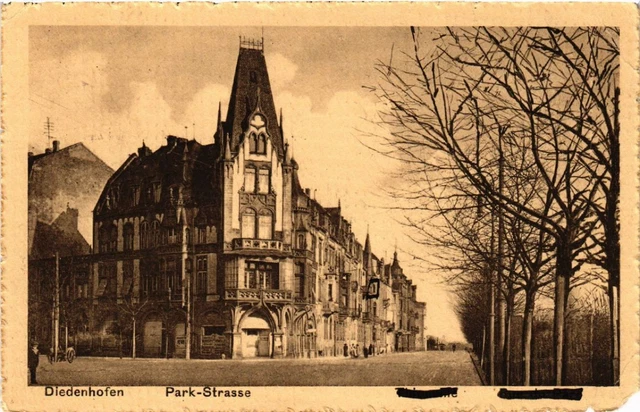 CPA AK DIEDENHOFEN Park-Strasse (454766)