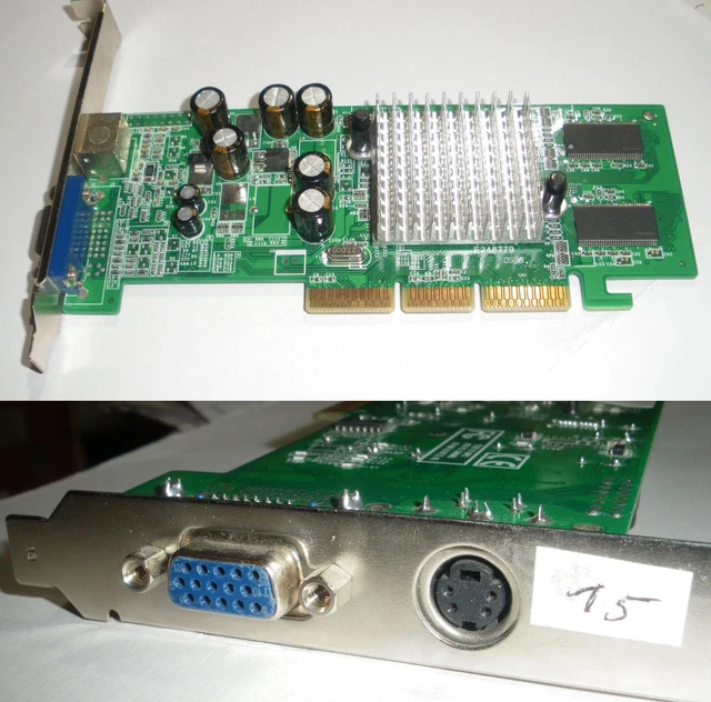 HP 5187-4862 RV280-LE-A062 AGP 128mb ATI Radeon 9200 Graphics Card, VGA, S- Video HP 5187-4862 RV280-LE-A062 AGP 128mb ATI Radeon 9200 Graphics Card, VGA, S- Video