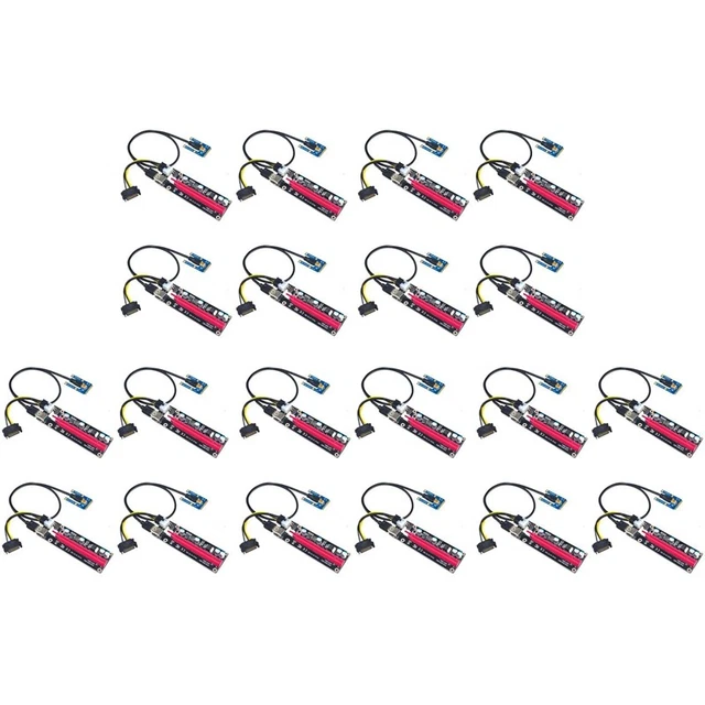 20X  PCIe Vers PCI Express 16X Riser pour Ordinateur Portable Carte Graphiq3487