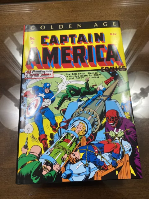 GOLDEN AGE CAPTAIN AMERICA OMNIBUS VOLUME 1 SCHOMBURG DM HARDCOVER (856 Pages)