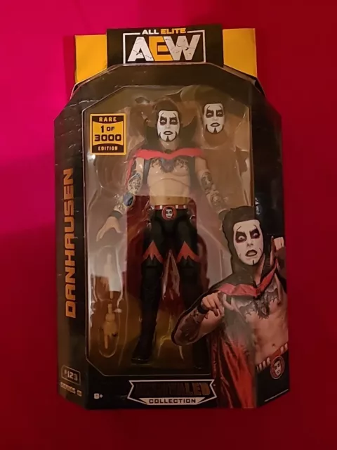 AEW UNRIVALED SERIES 13 DANHAUSEN CHASE FIGURE #123 - 1 of 3000 RARE With  Case