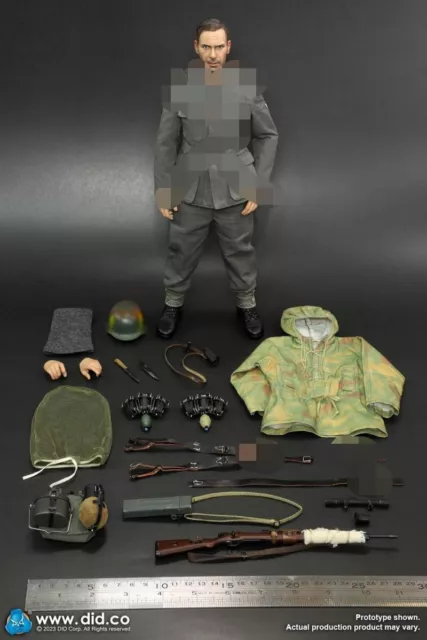 DID D80163 German WH Sniper – Wolfgang 1/6 Action Figure