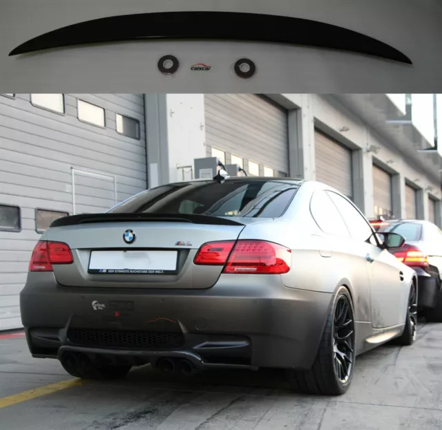 Aleron Trasero Bmw Serie 3 E92 Coupe Perfomance Alerón Negro Brillo Spoiler