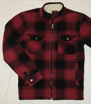 Black Buffalo Plaid Flannel Jacket 