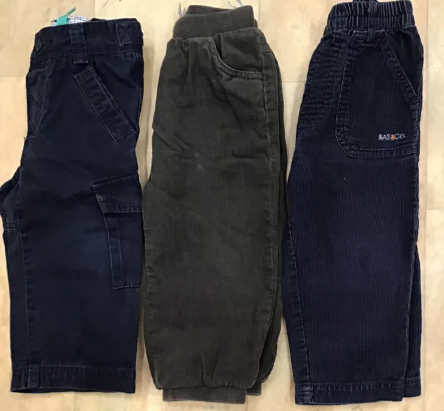 Baby Boys Toddler Trouser Cords Bundle Jeans Monsoon Bas&co  Age 12 - 18 Months