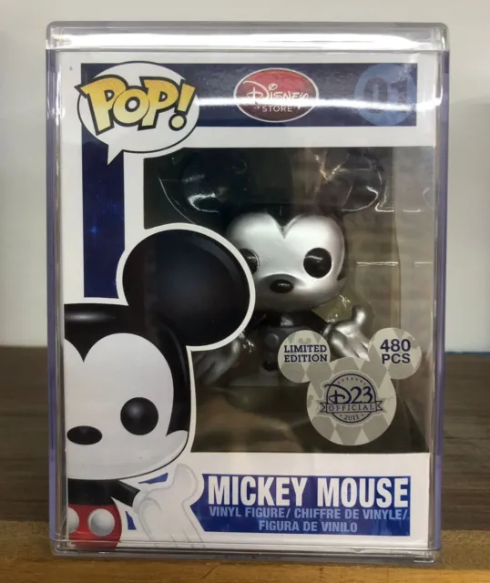 Funko Pop Metallic Mickey Mouse D23 Official 2011 Series 1 – rare piece