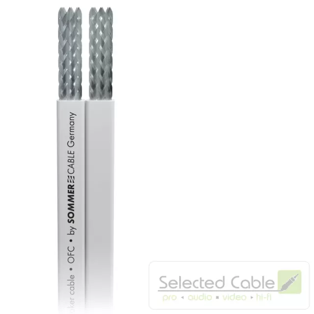 Sommer Cable 2,2mm Plat 2x 2,5mm ² Câble Ofc Sc Flukos Sf