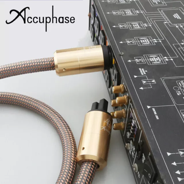 Accuphase OFC EU AU UK HIFI-Netzkabel Schuko-Audio-Stromkabel Power Kable