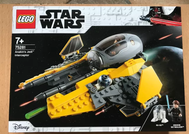Boite Set Lego Star Wars Vaisseau 75281 Anakin's Jedi Starfighter Avec R2-D2