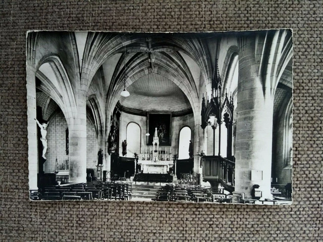Cpa Cpsm Saint Saulge Intérieur De L Église