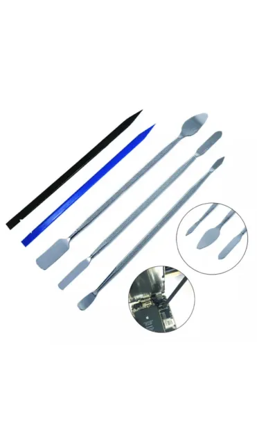 New 5 in 1 Metal & Plastic Spudger Set Repair Opening Pry Tool for iPad iPhone L