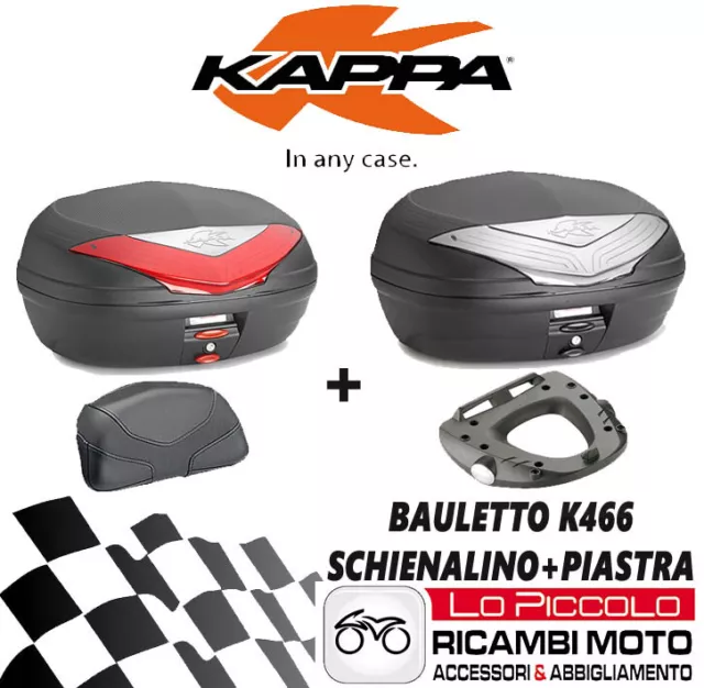 Suzuki Dl 1000 V-Strom 2002 2003 2004 Kappa Bauletto K466 + K528M + Schienale