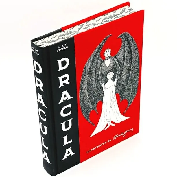 DRACULA by Bram Stoker Deluxe Flannel Bound Illustrated Collectible Edition NEW