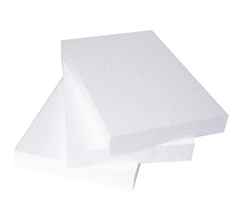 Craft Foam Block - 3 Pack of 11x17x2 EPS Polystyrene Blocks