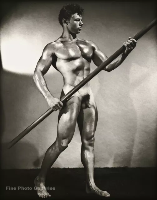 S Bruce Bellas Of L A Vintage Male Nude Classic Bodybuilder Photo Art X Picclick