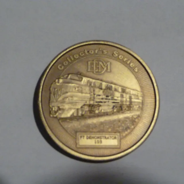 Collector's Series, Model Railroader, EDM FT Demonstrator 103, Silver Coin