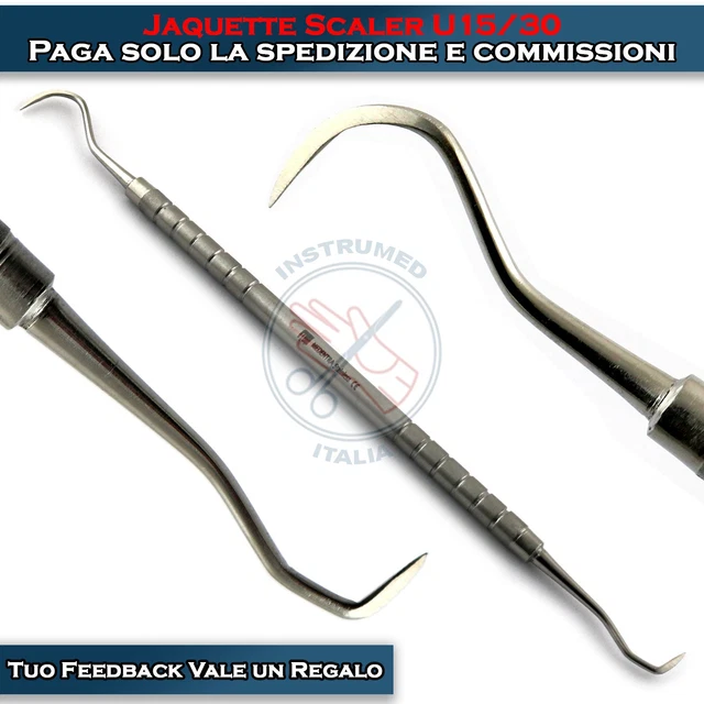 SCALER TOWNER JAQUETTE U15/30 Rimozione del Tartaro Sonde Parodontali Dentali CE EUR 5,99 - IT