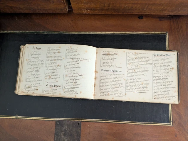 Manuscrit Original Signé Henri Boulleret - 70 Pages De Chansons - Pièce De Collection Unique