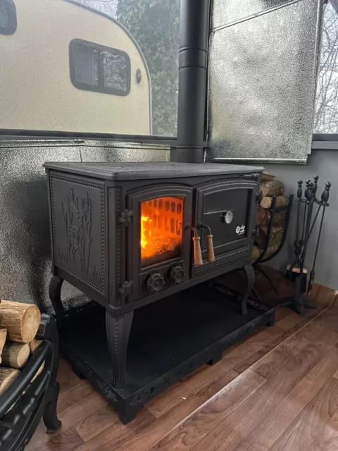 Cast iron wood burning stove, Wood cook stove, oven stove, kitchen stove 3