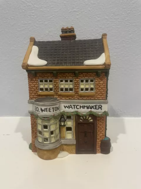 Dept 56 Dickens Village Geo Weeton Watchmaker 59269