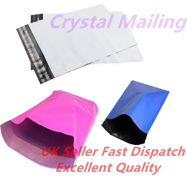 COLOURED PLASTIC STRONG Mail Post Mailing Postage Poly Bags Self Seal