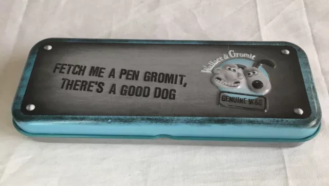 Rare! Wallace and Gromit Pen in a tin, Aardman