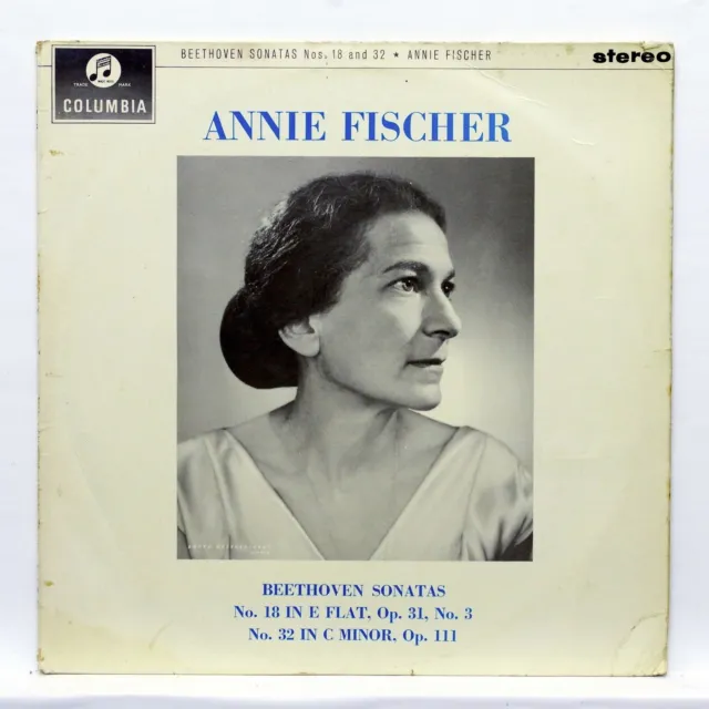 SAX 2435 B/s - ANNIE FISCHER - BEETHOVEN sonatas nos.18 & 32 - COLUMBIA orig LP