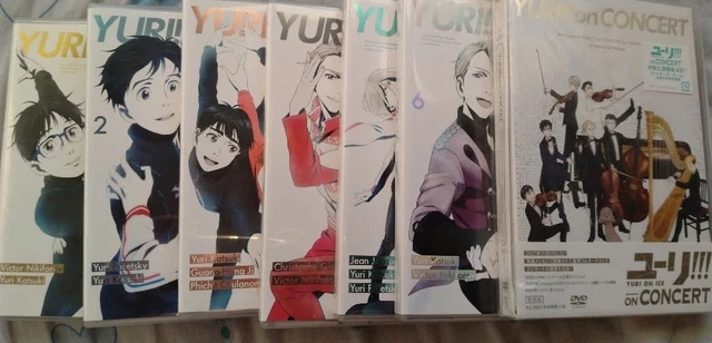YURI!!! ON ICE Anime DVD Box Set Vol. 1-6 Complete Tested Japan £356.35 ...