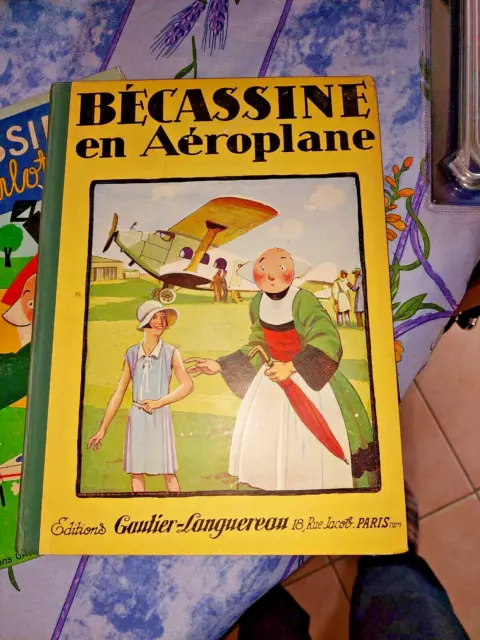 Bécassine EN AEROPLANE PINCHON BD EO GAUTIER LANGUEREAU 1930 TBE