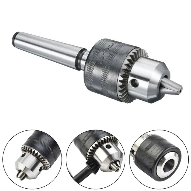 1pc Mini Metallo Tornio Coda Stock Trapano Mandrini Strumenti Parte W/MT2