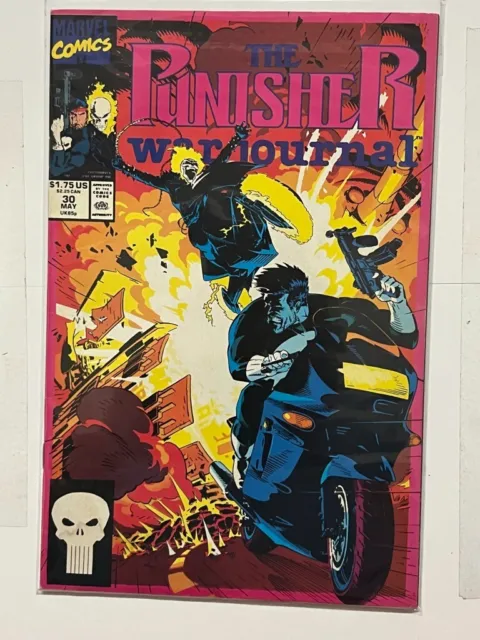 Punisher War Journal #30 (1988 Series) Vol. 1 Marvel Comic Book 1991