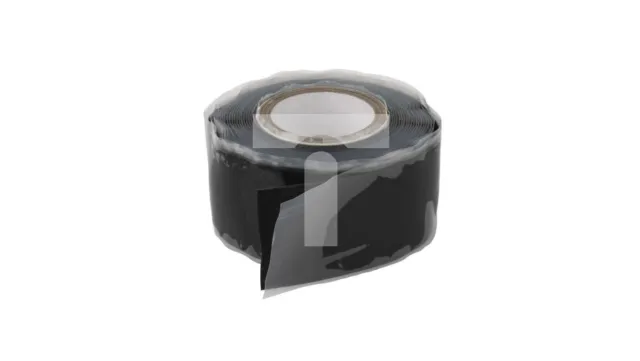 Insulating tape 25mm x 3m self-amalgamating 8kV UV black F52503 /T2UK