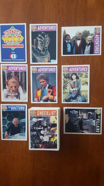 Dr Who (Series 1, Cornerstone 1994) - Set of 110 Trading cards