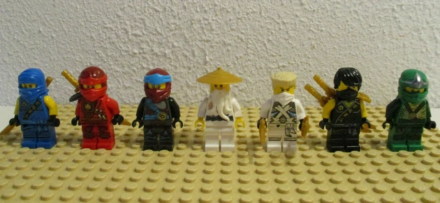 Lot De 24 Figurines Ninjago (Kai, Jay, Sensei Wu...) - Blocs De Construction, Jouet Neuf
