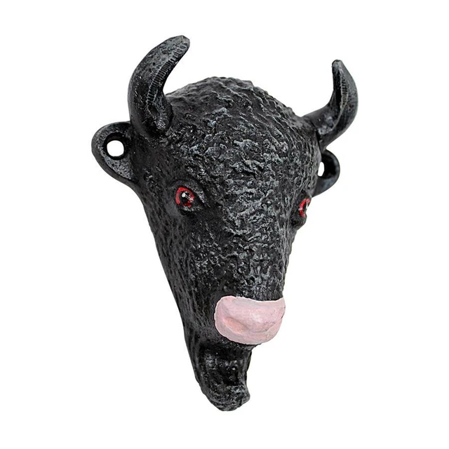 Design Toscano American Buffalo Cast Iron Bottle Opener