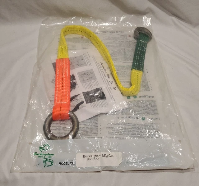 New Buckingham Friction/Cadmium Saver for Arborist / Tree Climber 57-36 Inch