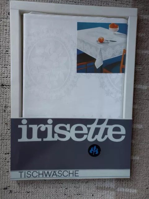 Irisette Tischdecke Tischwäsche Tischtuch 130 X 160 cm weiß