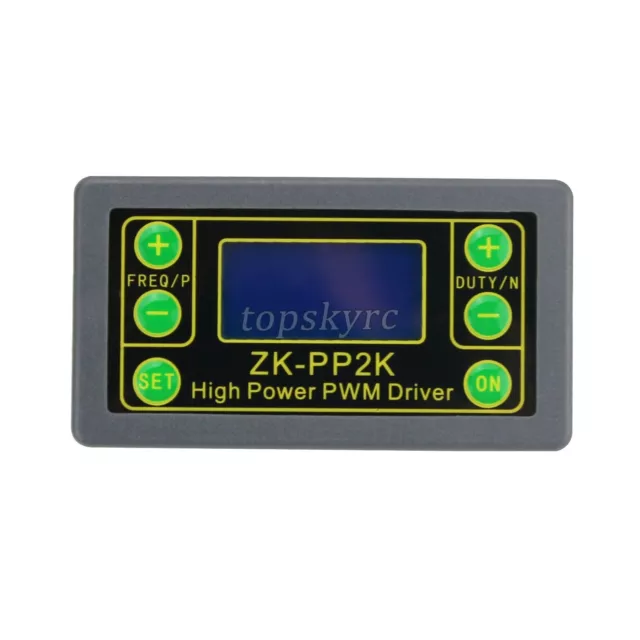 PWM Generator & Pulse Generator Frequency Duty Cycle Adjustable Driver ZK-PP2K