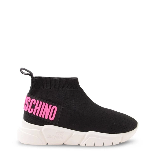 Love Moschino JA15483G1GIZF_00A Femme Chaussures Sneakers Noir NEUF 220  EUROS