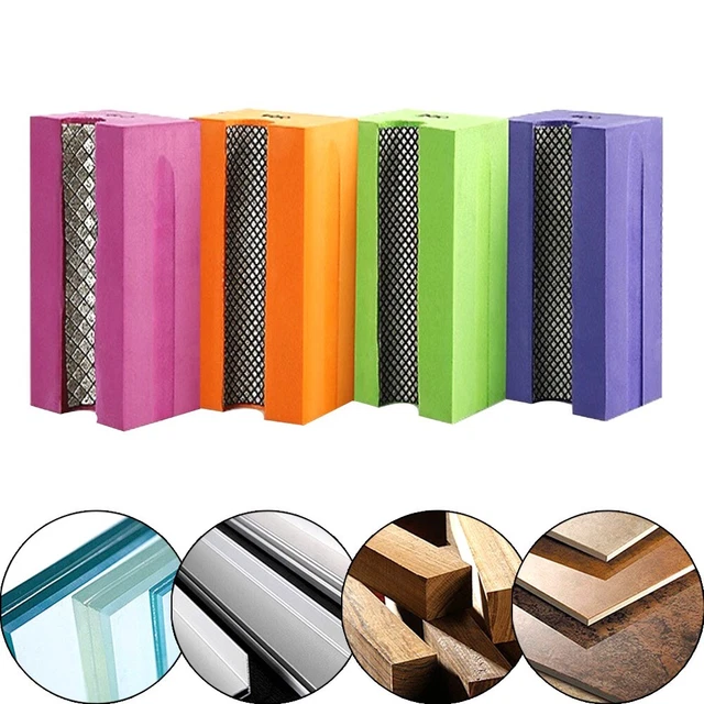 Cuscinetti lucidanti mano diamante 92*55 mm piastrelle vetro abrasione mola portatile