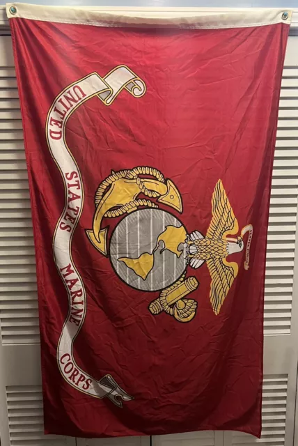 US Marine Corps Flag Banner Size 61”x36”