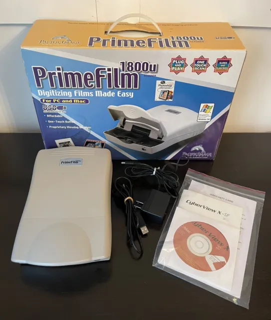 Pacific Digital Prime Film 1800u Scanner Used Tested