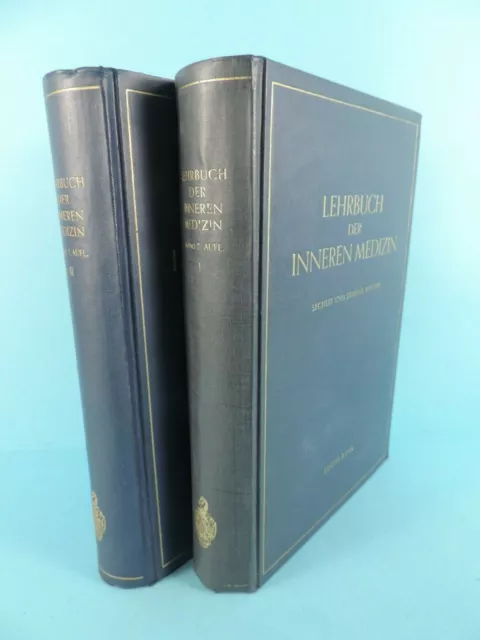 Lehrbuch Der Inneren Medizin Band 1 & 2 Springer Verlag 1949