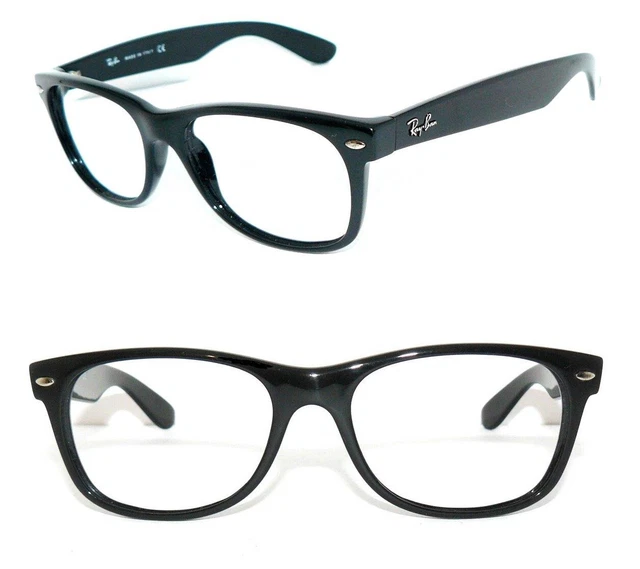 Ray Ban BRILLE SCHWARZ RB 2132 901 L 55 NEW WAYFARER MEGA SONNENBRILLE HERREN