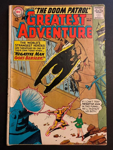 My Greatest Adventure 83 GD- -- Early Doom Patrol DC Silver Age 1963
