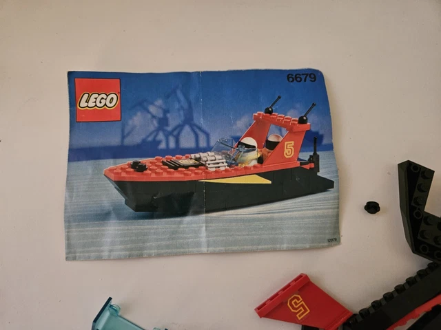 VINTAGE LEGO TOWN #6679 Dark Shark [1991] w Instructions $8.00 ...