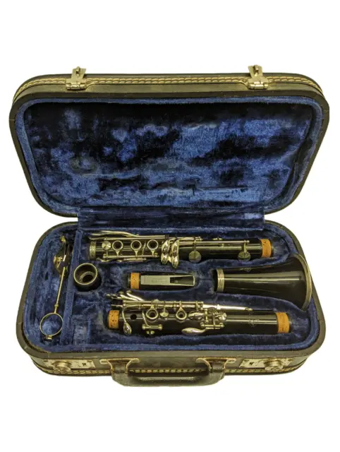 Vintage Evette Buffet Clarinet with Case and Bundy Mouthpiece - Made in Germany