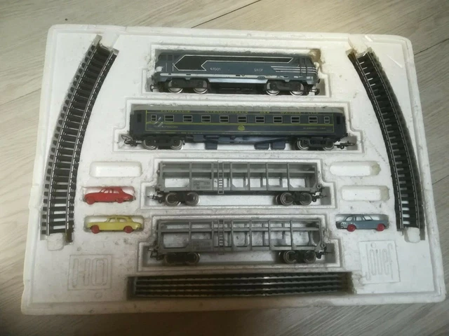 HO JOUEF COFFRET Électrique TAC TRAIN AUTO COUCHETTES REF M 767 E TBE